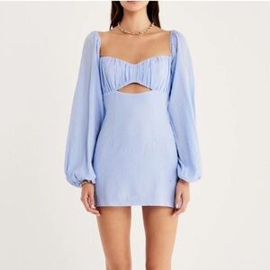 NWT Blue Rumer “Camille” Mini Cut Out Dress Sz Small
